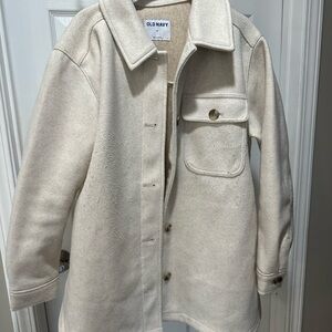 Old Navy Womens Cream Jacket